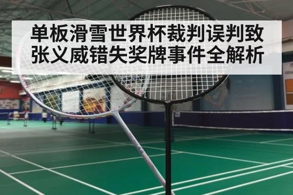 单板滑雪世界杯裁判误判致张义威错失奖牌事件全解析
